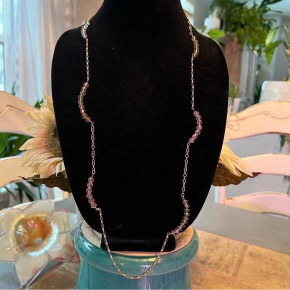 LOFT Long Beaded Necklace - Picture 2 of 7